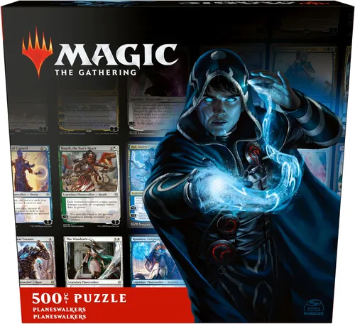 Magic The Gathering, Planeswalkers - Rompecabezas MTG de 500 piezas para adultos, rompecabezas de 500 piezas para adultos y niños mayores de 12 años
