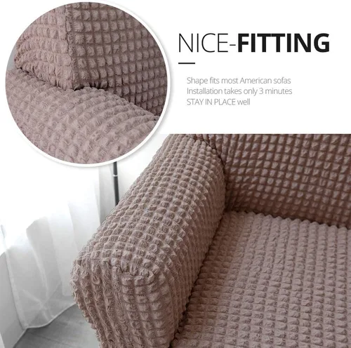Miniatura 2 de NICEEC Paquete de fundas para sillón y funda de sofá de café