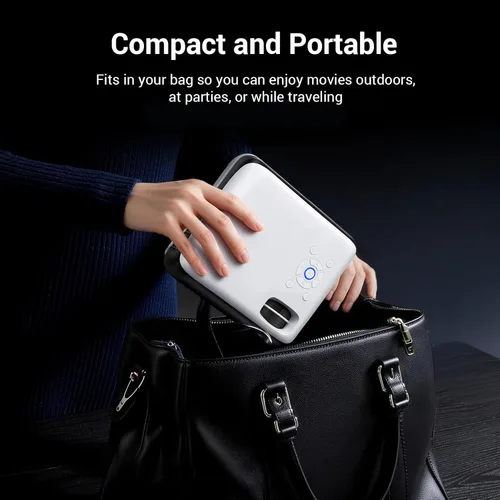 Miniatura 13 de Proyector inteligente oficial de Google TV, HAPPRUN 4K UHD Home Theater con sonido Dolby, Wi-Fi y Bluetooth, aplicaciones de transmisión integradas