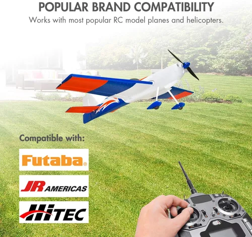 Miniatura 4 de Tenergy Paquete de 2 baterías NiMH Receiver RX con conectores Hitec 4.8V 2000mAh batería recargable de alta capacidad para receptores RC, aviones RC