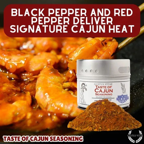 Miniatura 7 de Taste of Cajun - Condimento artesanal - Sin OMG - Mezcla de especias gourmet - Lata magnética - Hecho a mano en pequeños lotes - Embalado a mano