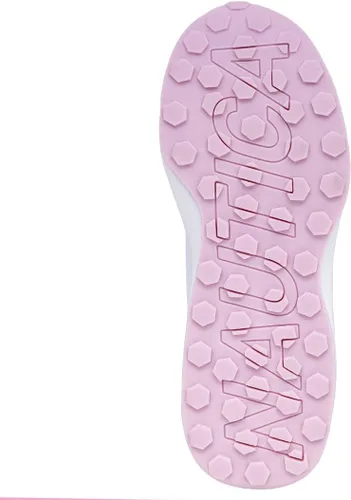 Miniatura 6 de Nautica Zapatos de moda para niñas, tenis bajos con cordones para niños grandes, niños pequeños y niños pequeños (tacón regularsuela de plataforma)