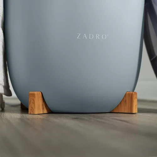 Miniatura 5 de Zadro - Calentador grande de toallas con temporizador, calentador de toallas eléctrico para baño, con apagado automático, calentador de toallas