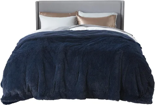 Miniatura 22 de Bedsure GentleSoft Manta de Tiro de Piel Sintética Esponjosa y Suave para Sofá, Forro Polar Sherpa Suave Regalos Acogedores para Mujeres, Manta
