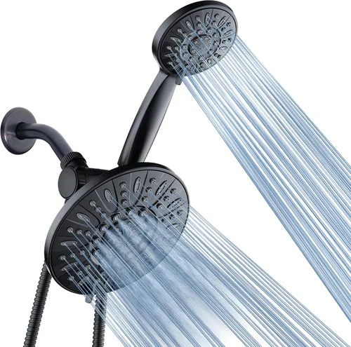 AquaDance - Juego de regaderas de 7 pulgadas premium, de alta presión, 3 vías, para lo mejor de ambos mundos: disfruta de una lujosa regadera tipo