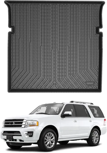 Miniatura 26 de Mixsuper Forro de carga para Rivian R1S 2022-2024 2025, alfombrilla para maletero para todo tipo de clima, para accesorios R1S, alfombrilla