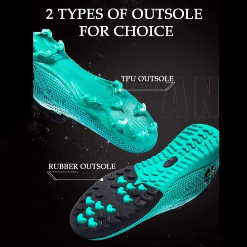 Miniatura 5 de HESBITEUL Zapatos de fútbol para hombre, atléticos, para interiores y exteriores, cómodos, para niños, fútbol americano, zapatos deportivos de alto