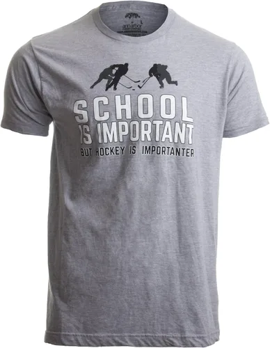 School is Important but Sports is Importanter Funny Sports T-Shirt for Men or Women