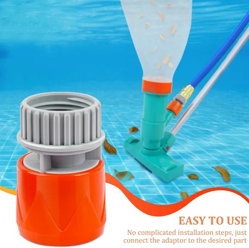Miniatura 4 de 2 conectores de plástico para manguera de jardín, acoplador rápido de 3/4 pulgadas GHT hembra para aspiradora de piscina, limpiador subacuático