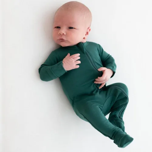 Miniatura 96 de KYTE BABY Pies unisex con cierre de cremallera, rayón hecho de bambú, 0-24 meses