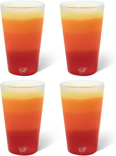 Miniatura 16 de Silipint Vaso de pinta de silicona de 16 oz – Vaso reutilizable irrompible sin BPA de silicona – Apto para lavavajillas, microondas y congelador