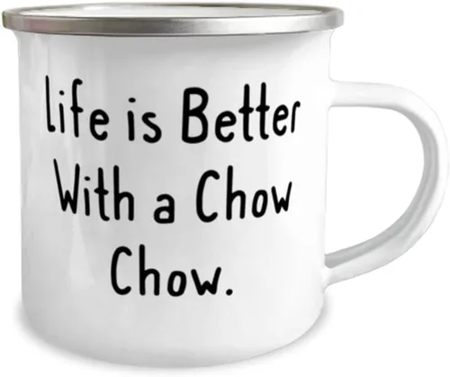 Miniatura 2 de Life is Better With a Chow Chow. 12oz Camper Mug, Chow Chow Dog, Unique Gifts For Chow Chow Dog