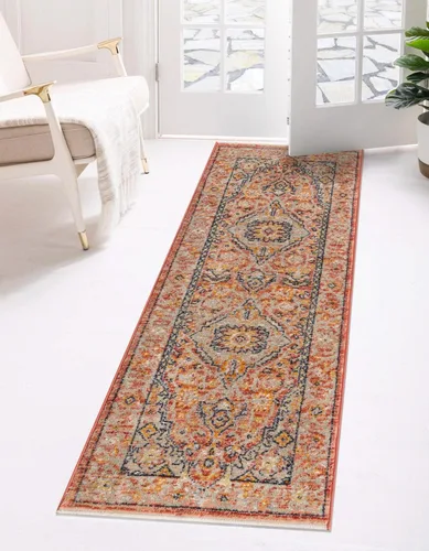 Miniatura 16 de Unique Loom Lola Collection - Alfombra tradicional (2 pies 2 pulgadas x 3 pies 1 pulgada, rectangular, azul/gris)