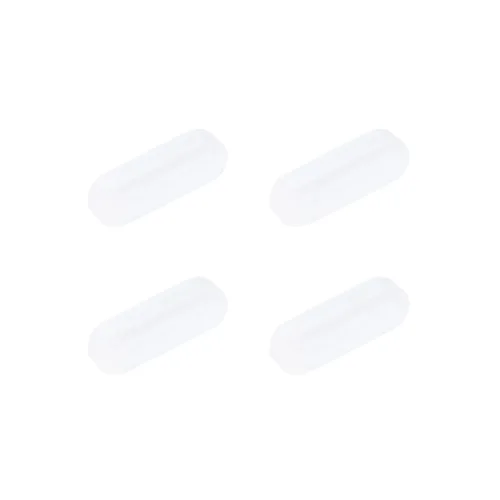 Miniatura 9 de MECCANIXITY Agitador magnético mezclador barra de agitación barra 7 mm (0.28 ") x3mm cilindro forma PTFE recubrimiento imán blanco para laboratorio