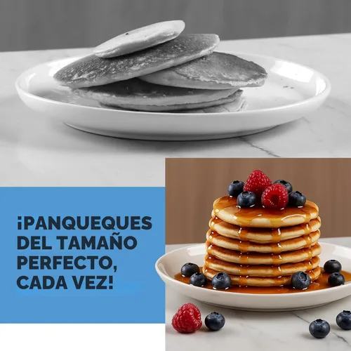 Miniatura 5 de Dispensador de masa para panqueques y pastelitos, herramienta ideal para hornear tortas, pastelitos, waffles, panecillos, crepes o cualquier comida