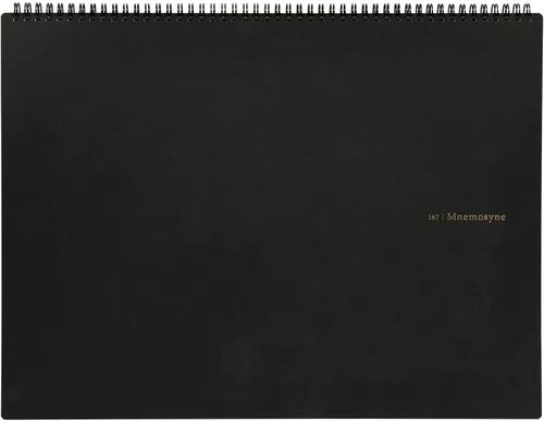 Miniatura 6 de Maruman - Mnemosyne - Bloc de notas, 5.83 x 8.27 pulgadas (horizontal A5), cuadrícula de 0.19 pulgadas, 70 hojas (N182A), color blanco