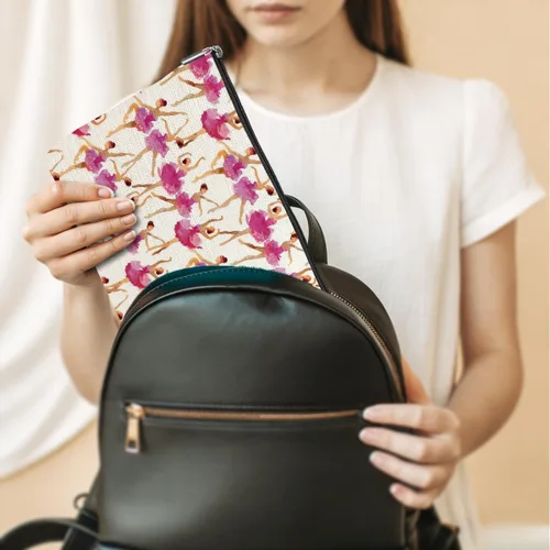 Miniatura 4 de jeilink Girl Loves Dance - Bolsa de maquillaje para bailar, regalo divertido para amantes del ballet, regalos elegantes para bailar, mujeres