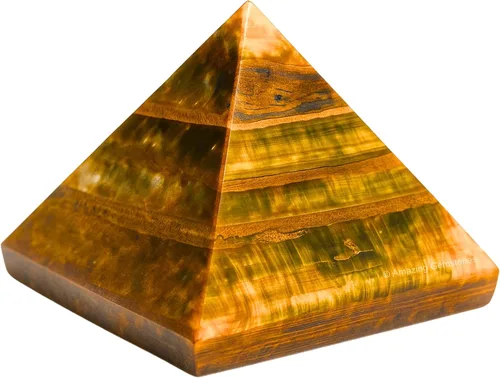 Miniatura 11 de Piedras Curativas de Cristal de Pirámide de Cuarzo Claro de Amazing Gemstone - Figura de Gran Pirámide de 2" de Piedra Natural para Meditación
