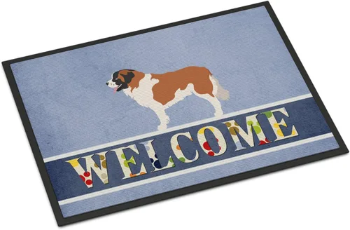Miniatura 67 de Caroline's Treasures BB8321JMAT - Felpudo de bienvenida Berger Picard de 24 x 36 pulgadas, tapete azul para puerta delantera, para interiores