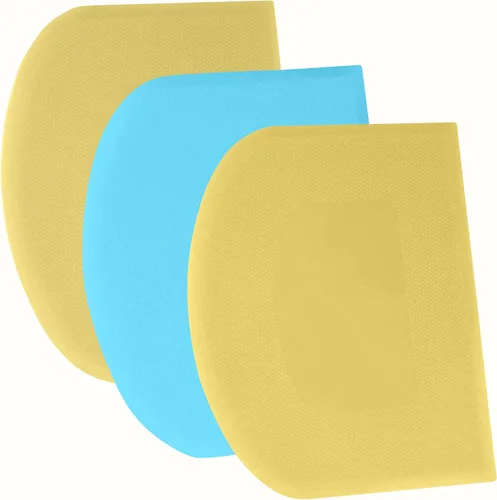 Miniatura 22 de SURDOCA Raspador de Masa Raspador de Banco - 3P 4.7x3.7" Raspador de Tazón de Plástico Flexible, Borde Afilado y Ángulos Raspador de Pastel.