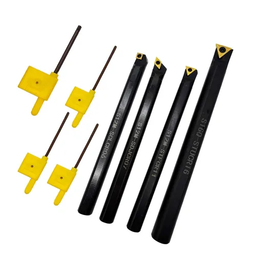 Miniatura 11 de Inserto de torneado indexable DCMT21.51 DCMT070204 Soporte de herramienta de torneado externo 1/3", 3/8", 1/2", 5/8" SDJCR07 Herramientas de corte