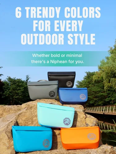 Miniatura 7 de niphean IPX7 - Bolsa riñonera impermeable con cierre magnético de una mano, resistente, bolsa seca para kayak, tabla de remo, accesorios esenciales