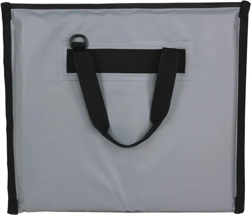 Miniatura 5 de Buffalo Gear Bolsa térmica aislada - Enfriador de cebo de 20 x 18 pulgadas, bolsa impermeable para matar peces Gris
