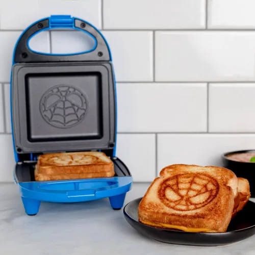 Miniatura 2 de Uncanny Brands Marvel Spider-Man Fabricante de Sándwiches Individual - Aparato de Cocina Marvel