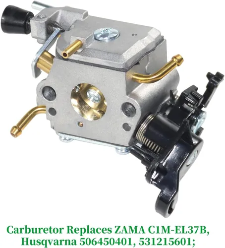 Miniatura 3 de Carburador C1M-EL37B con filtro de aire 544080802 que reemplaza a ZAMA C1M-EL37B, 506450401, 531215601 para Husqvarna 445, 445II, 445EII, 450