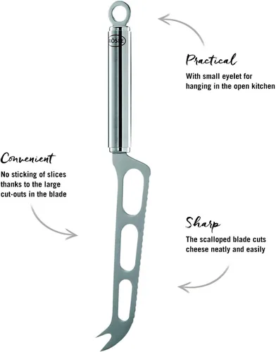 Miniatura 4 de Rösle Cuchillo de queso de acero inoxidable, 11 pulgadas