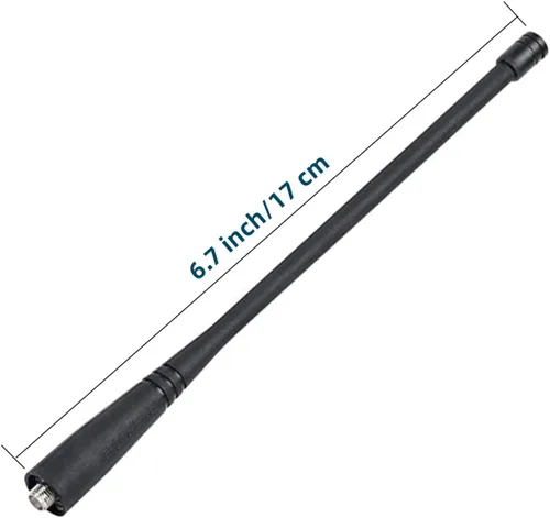 Miniatura 2 de Antena de doble banda 136-174/400-520MHz SMA-hembra 6.7 pulgadas Antena original para Baofeng UV-82 UV-5R Walkie Talkie (paquete de 4)