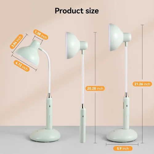 Miniatura 6 de VAVOFO lámpara de escritorio de control táctil inalámbrico 6788-2700-7000K temperatura de color, 700LM, lámpara LED para el cuidado de los ojos