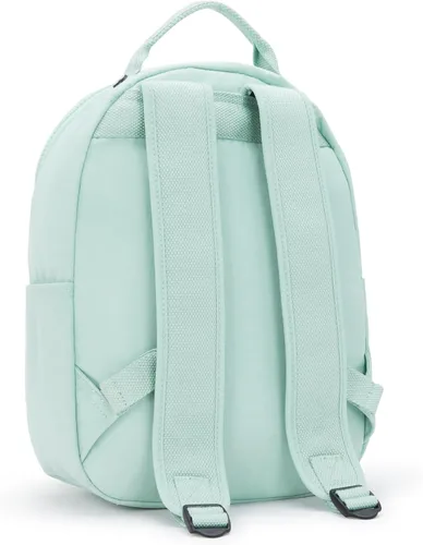 Miniatura 36 de Kipling Mochila pequeña Seoul para mujer, duradera, correas acolchadas para el hombro con funda para tableta, bolsa, Firma Emb, Mochila para tableta