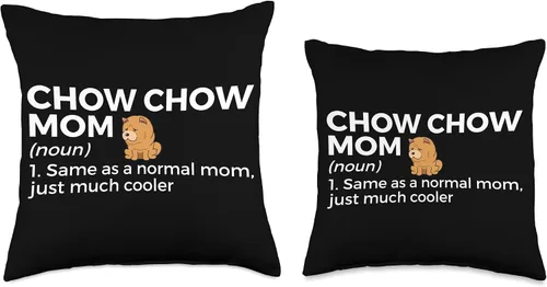 Miniatura 3 de Chow Chow Lover Apparel Definition Funny Chow Dog Mom Throw Pillow, 16x16, Multicolor