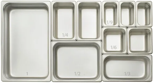 Miniatura 2 de Winco, recipiente de 2-1/2 pulgadas, tamaño medio