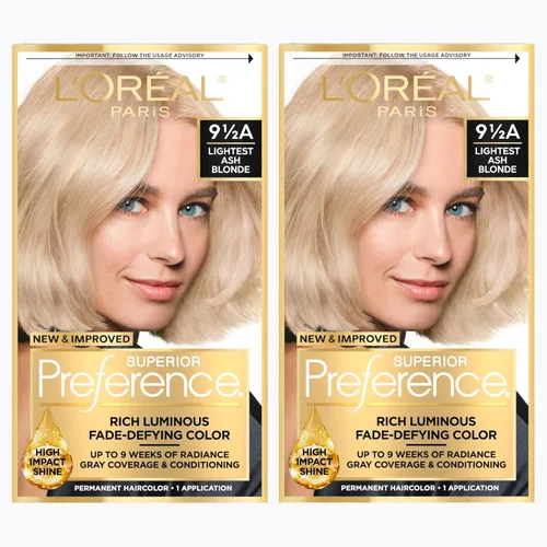 Miniatura 32 de L'Oreal Paris Superior Preference - Tinte permanente luminoso que desafía la decoloración, tinte para el cabello hasta 9 semanas de resplandor, 5C