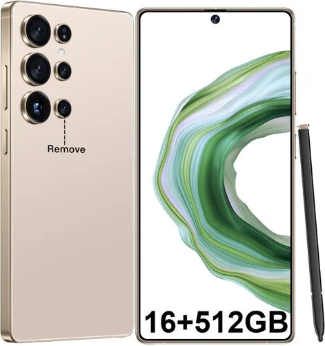 JQAKP I25 Ultra Smartphone 16+512GB | Android 14 | Snapdragon 8 Gen 3 | Cámara dual de 68MP+108MP | Batería de 7000mAh | Pantalla FHD+ de 6.99