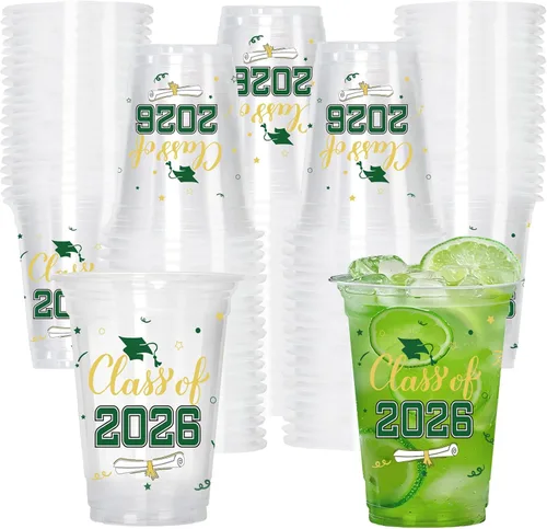 Miniatura 10 de 40 tazas para el 4 de julio, vasos patrióticos de plástico de 16 onzas, tazas desechables de fiesta de banderas estadounidenses, tazas de 250