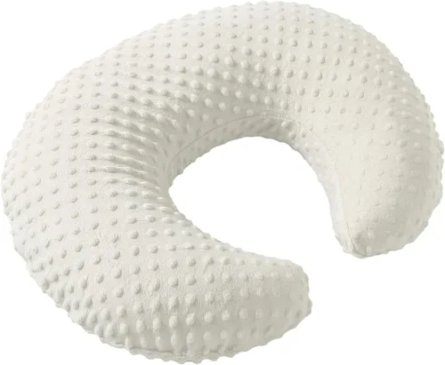 Funda de almohada Aullar para almohada de lactancia y posicionador para lactancia materna | and Bottle Feeding, Propping Baby, Tummy Time, Baby Beige