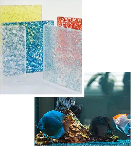 Miniatura 3 de Vidrio de fuego 3lb Blue Glass Rock