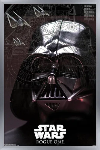 Miniatura 8 de Trends International Star Wars: Rogue One - Póster de pared de Lord Sith, 14.725 x 22.375 pulgadas, versión enmarcada de madera de granero