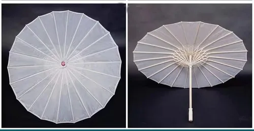 Miniatura 4 de Bestage Sombrilla de seda de bambú hecha a mano de 33 pulgadas con aceite de seda de bambú para arte chino japonés clásico sombrilla de baile