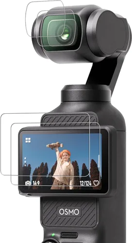 Miniatura 7 de CYNOVA DJI Osmo Pocket 3 Protector de Pantalla, Protector de Lente para DJI Osmo Pocket 3 Accesorios con Película de Pantalla LCD de Vidrio