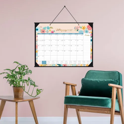 Miniatura 2 de Calendario de escritorio 2026, calendario de escritorio grande 2026, enero 2026 a diciembre de 2026, 22 x 17 pulgadas, 12 meses, protectores