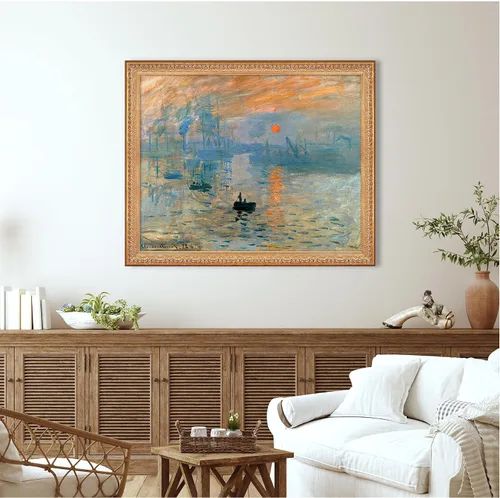 Miniatura 361 de A&T ARTWORK Campo de trigo con cipreses de Van Gogh Las reproducciones de arte clásico mundial, impresiones en lienzo giclée para decoración