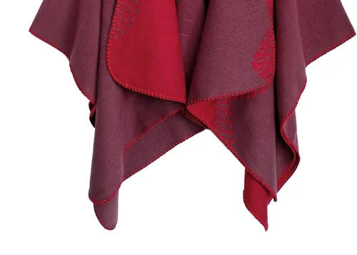 Miniatura 19 de Urban CoCo Poncho de colores para mujer, chal con frente abierto, color en bloques