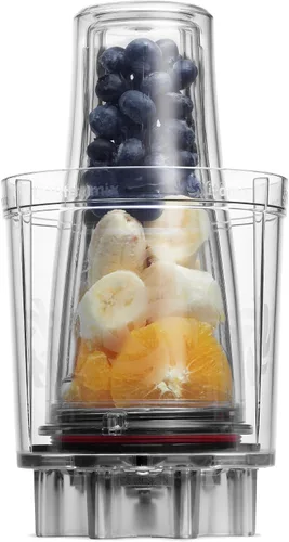 Miniatura 4 de Adaptador de taza personal Vitamix, libre de BPA, apto para lavavajillas, dos tazas de licuadora de 20 onzas, dos tapas y un adaptador de licuadora