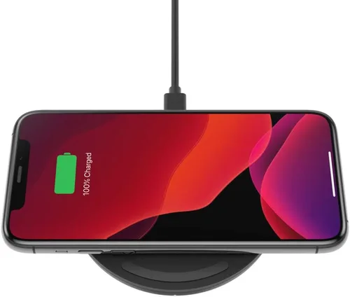 Miniatura 4 de Belkin Almohadilla de carga inalámbrica de carga rápida, almohadilla de carga con certificación Qi de 10 W para iPhone de Apple, Samsung Galaxy