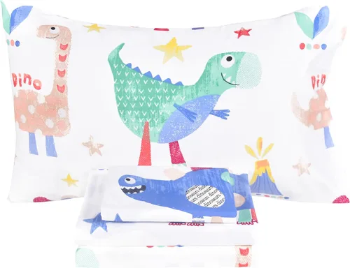 Miniatura 8 de Scientific Sleep Juego de sábanas de 100% algodón para niños y niñas, adolescentes, sábana encimera, sábana bajera y funda de almohada