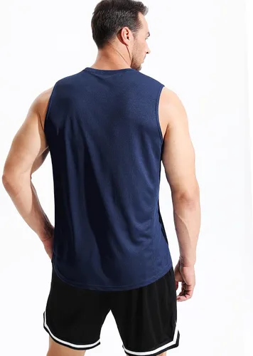 Miniatura 4 de NELEUS Camiseta sin mangas Dry Fit para hombre